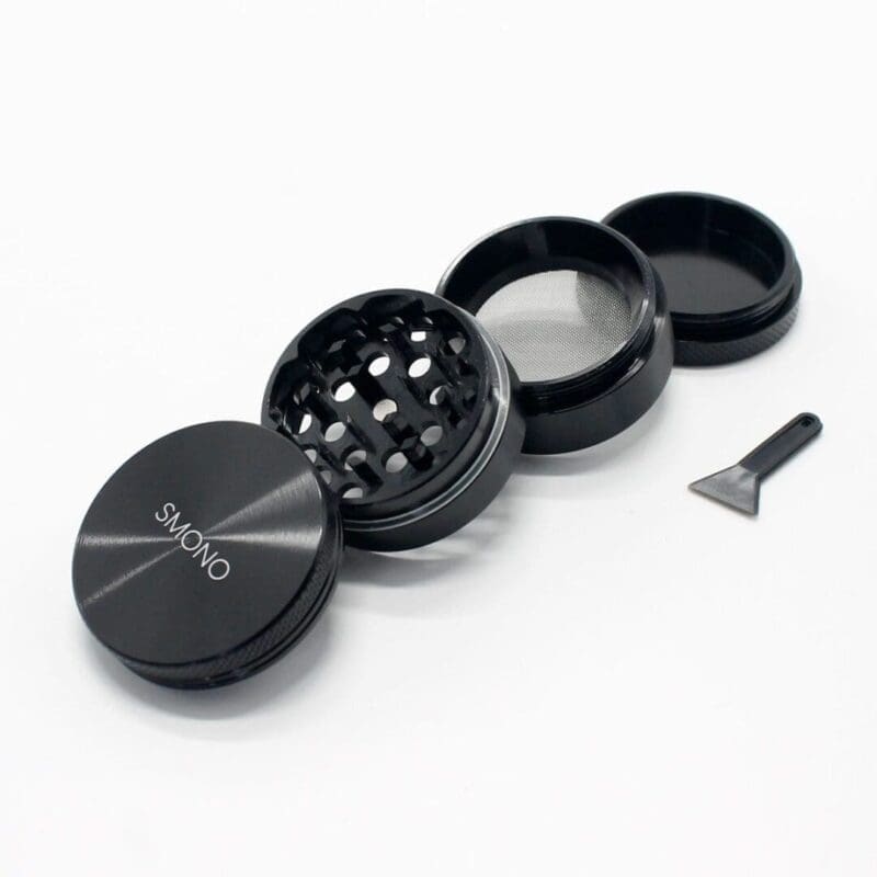 4-piece anodized vaporizer grinder 