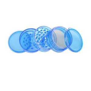 grinder plastique bleu 5 pièces