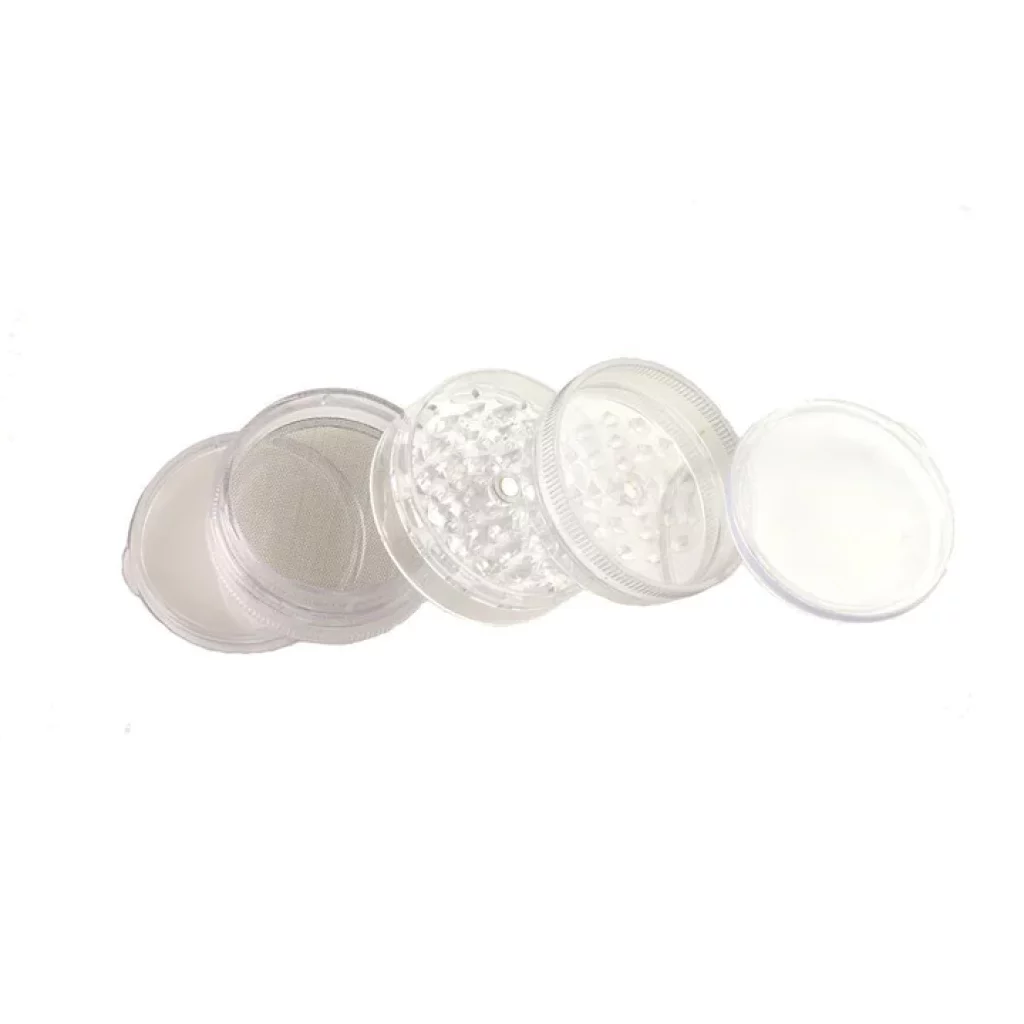 grinder plastique transparent 5 pièces